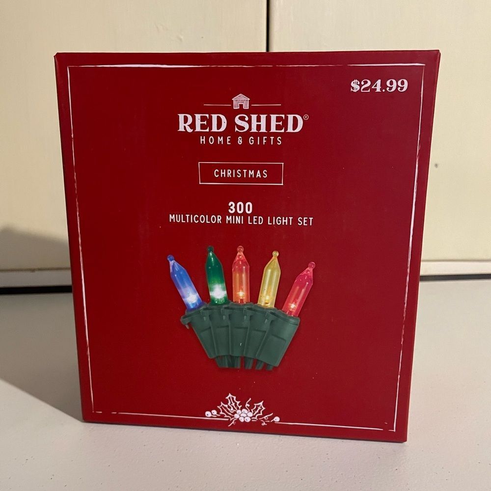 Red Shed Christmas Lights